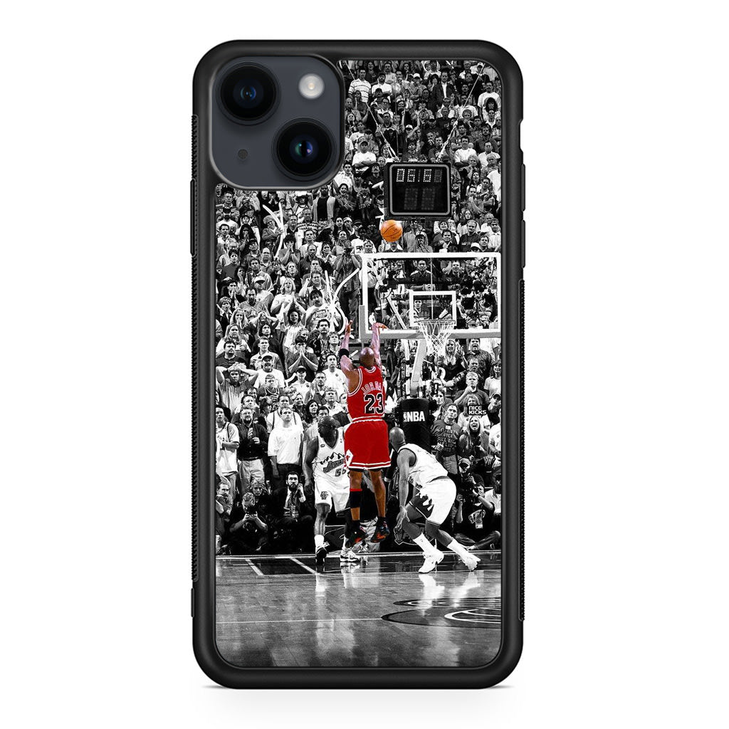 Michael Jordan Epic Shoot iPhone 14 / 14 Plus Case