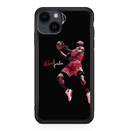 Michael Jordan Epic Jump iPhone 14 / 14 Plus Case