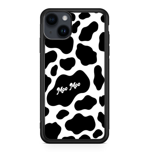 Moo Moo Pattern iPhone 14 / 14 Plus Case