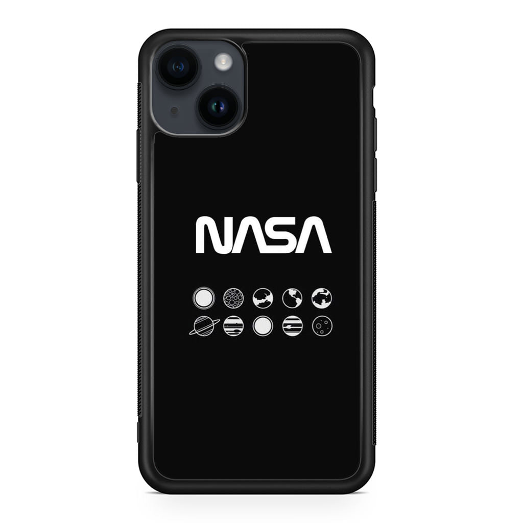 NASA Minimalist iPhone 14 / 14 Plus Case