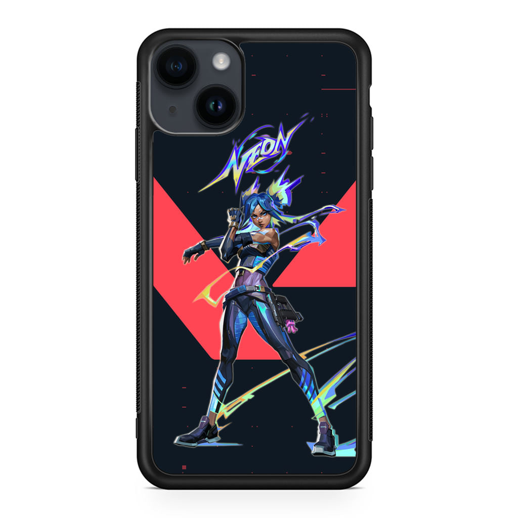 Neon Artwork iPhone 15 / 15 Plus Case