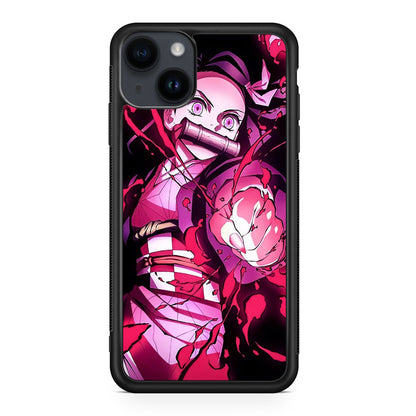 Nezuko Blood Demon Art iPhone 15 / 15 Plus Case