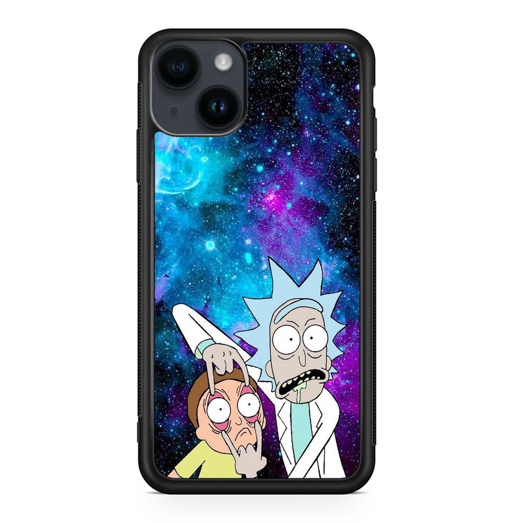 Rick And Morty Open Your Eyes iPhone 14 / 14 Plus Case