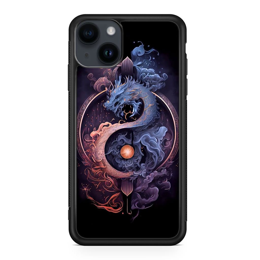 Dragon Yin Yang iPhone 14 / 14 Plus Case