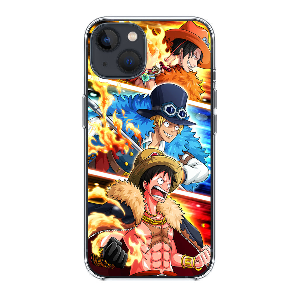 Ace Sabo Luffy iPhone 14 / 14 Plus Case