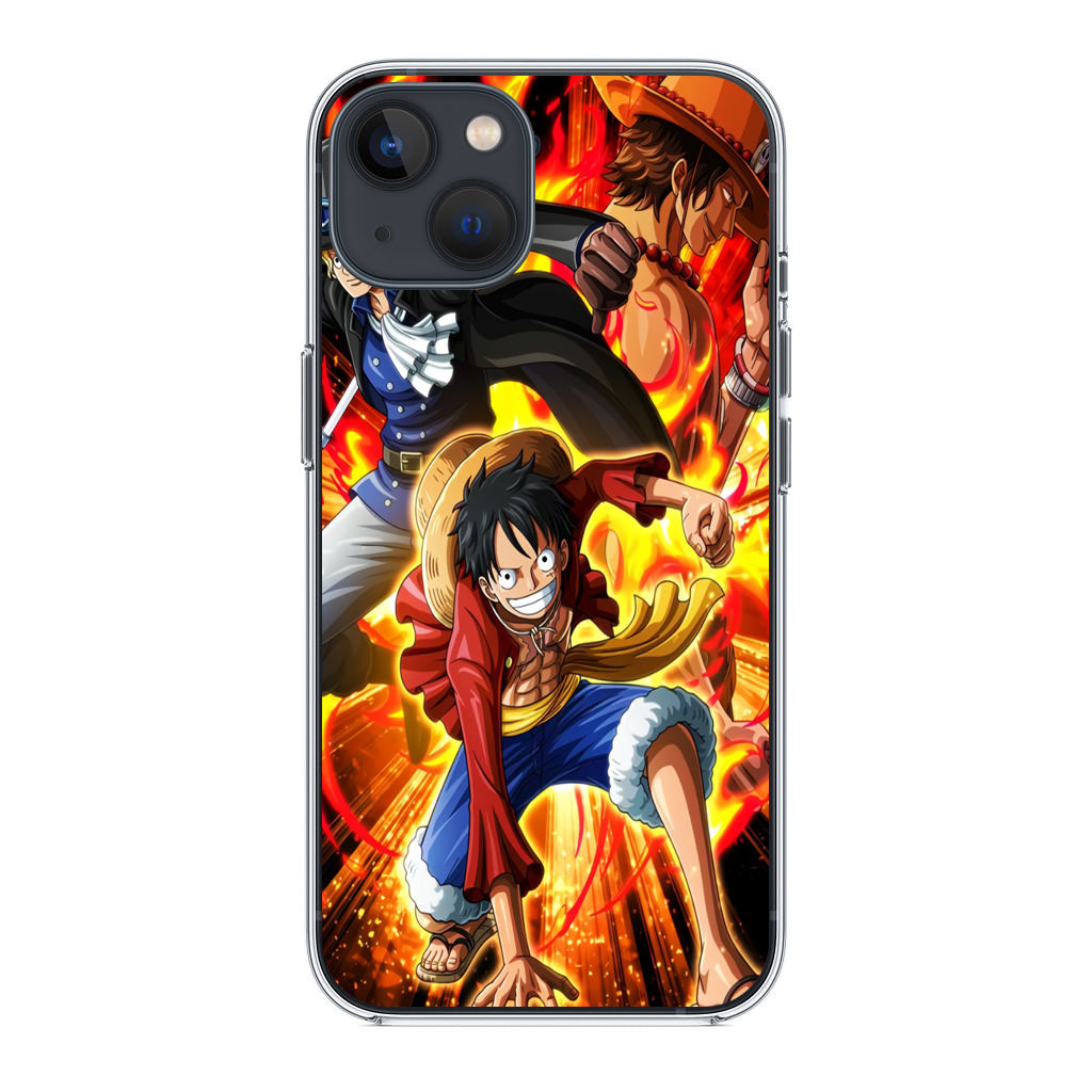 Ace Sabo Luffy Brotherhood iPhone 14 / 14 Plus Case