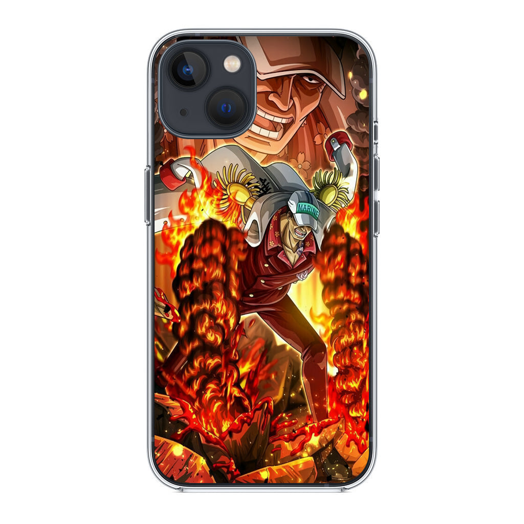 Akainu Exploding Volcano iPhone 14 / 14 Plus Case