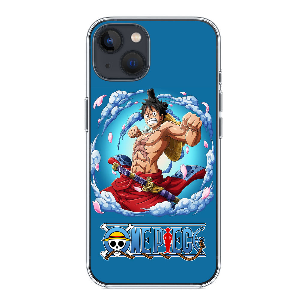 Luffy Arc Wano One Piece iPhone 14 / 14 Plus Case