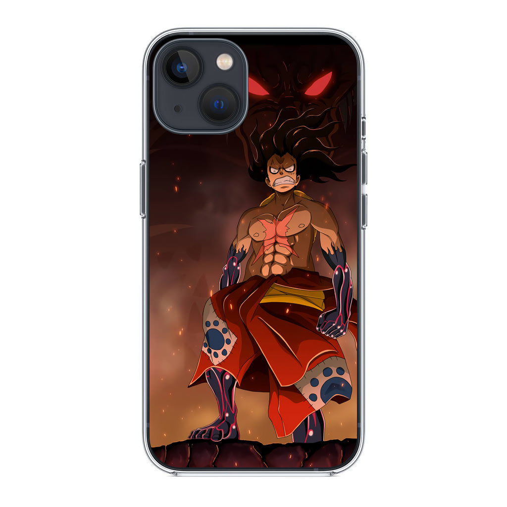 Luffy Snake Man Form iPhone 14 / 14 Plus Case