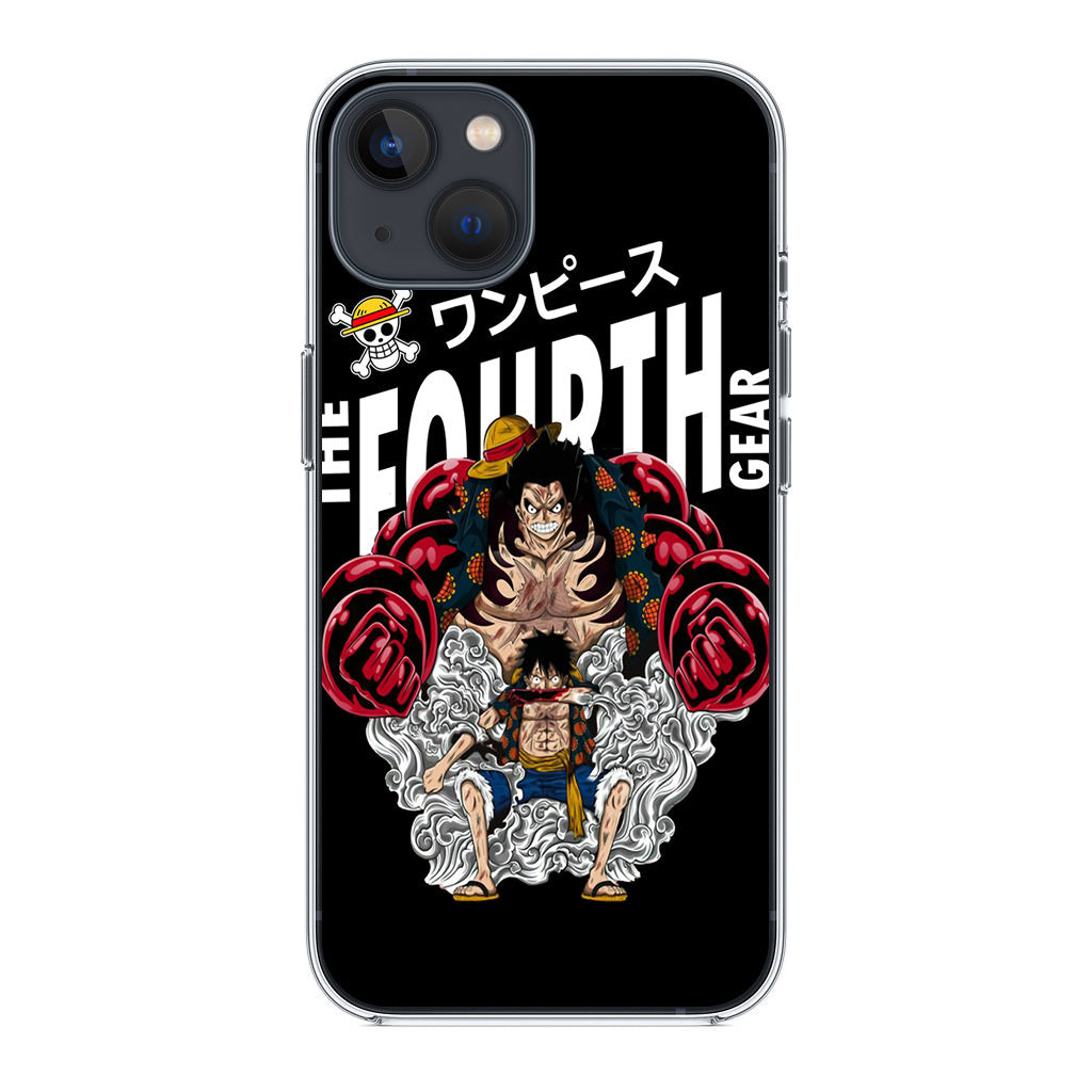 Luffy The Fourth Gear Black iPhone 14 / 14 Plus Case