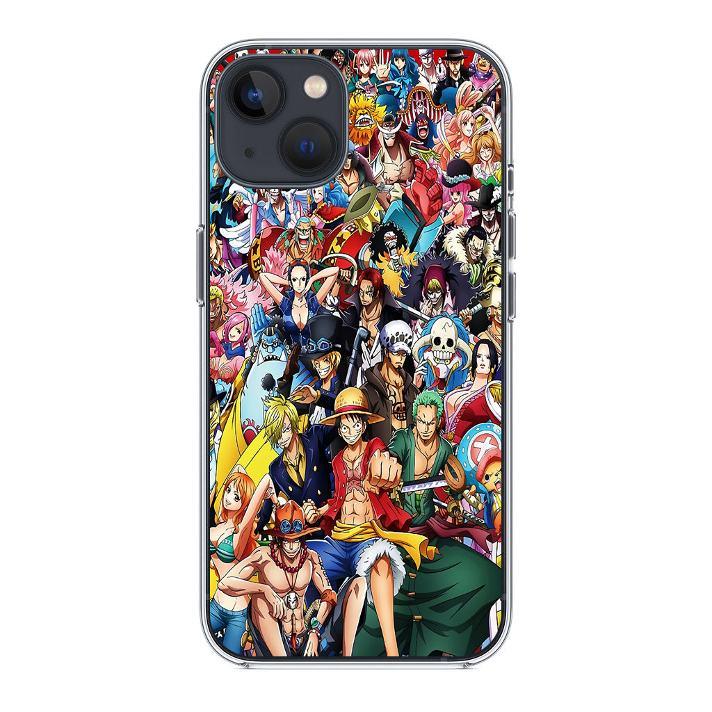 One Piece Characters In New World iPhone 14 / 14 Plus Case