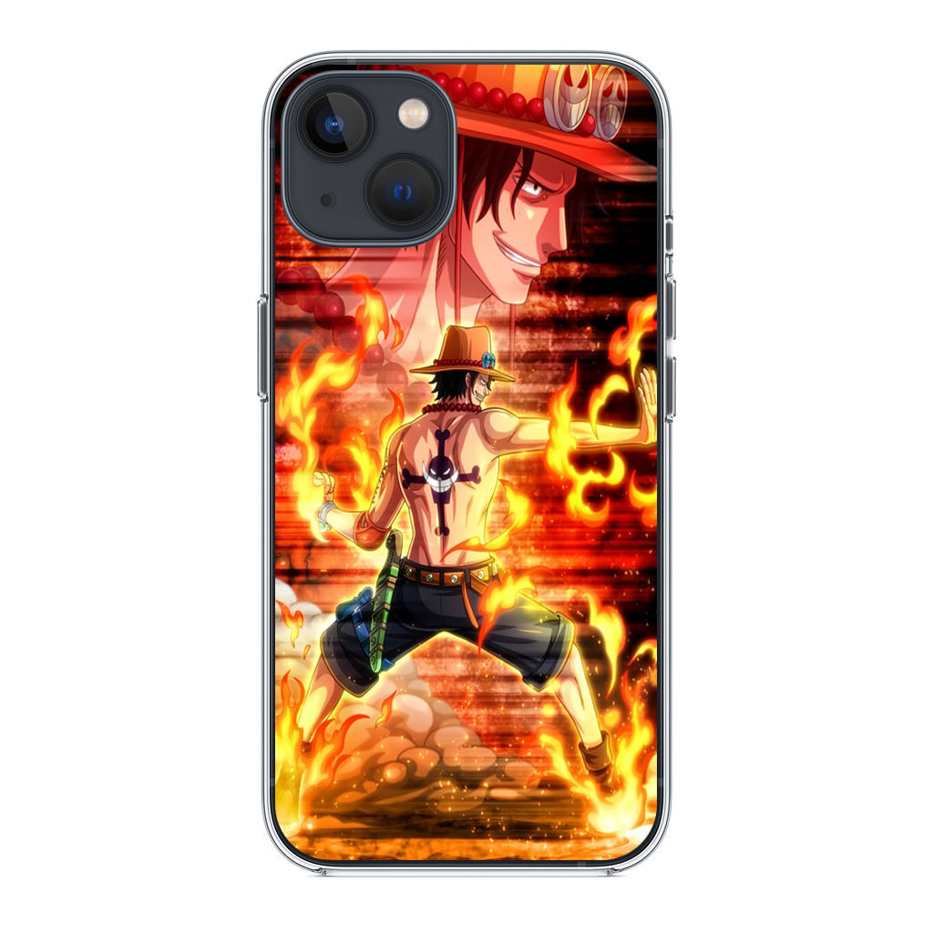 Portgas D Ace One Piece iPhone 14 / 14 Plus Case