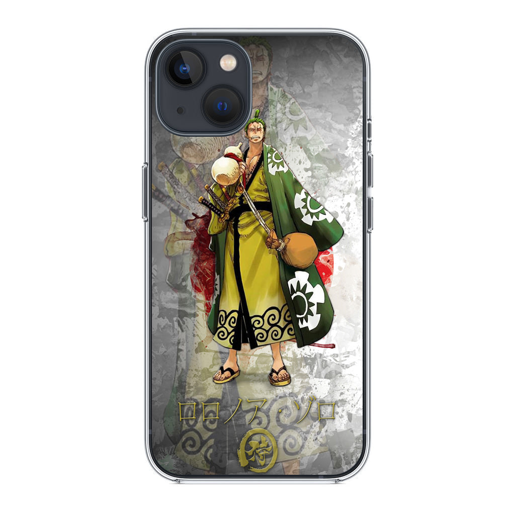 Roronoa Zoro Arc Wano iPhone 14 / 14 Plus Case