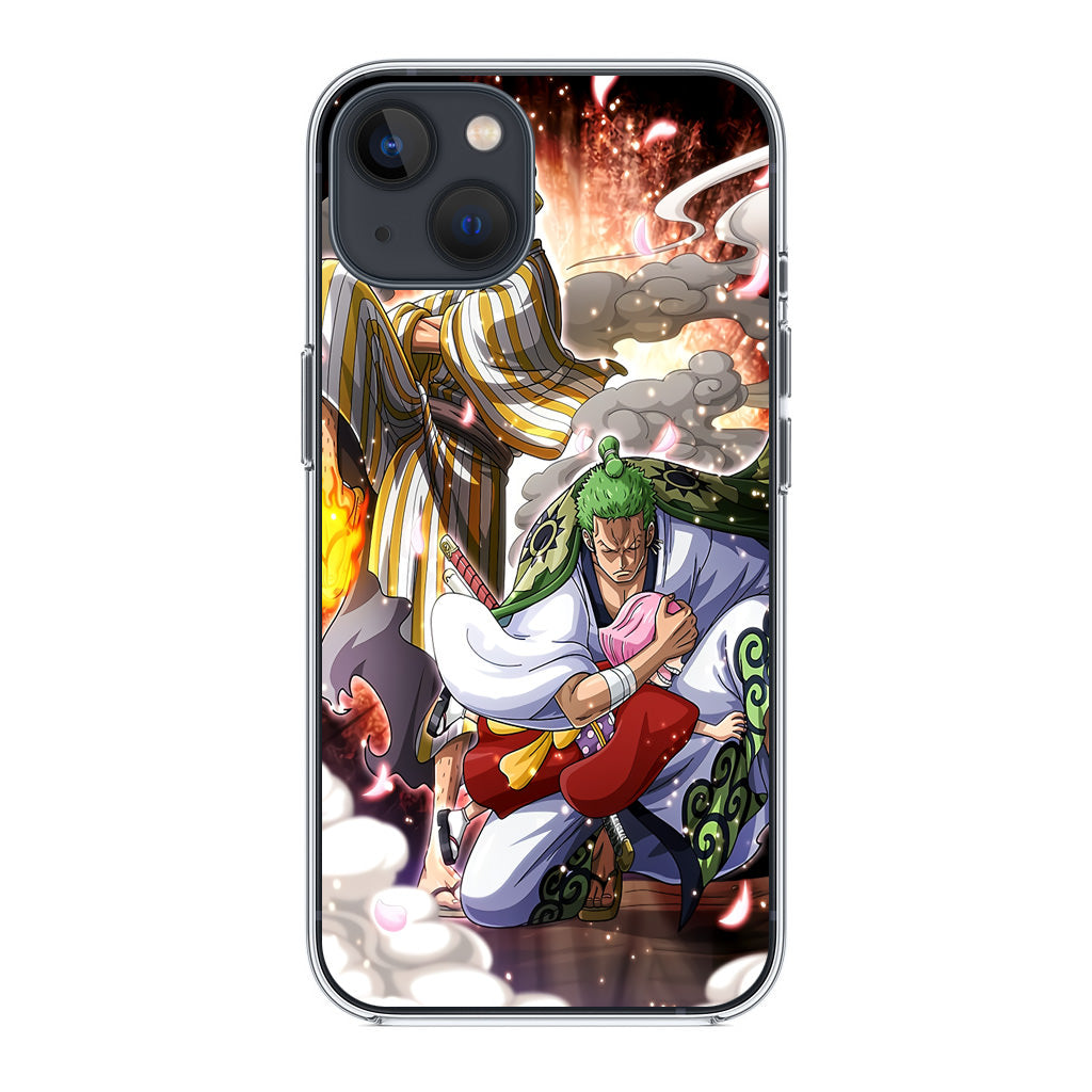 Sanji And Zoro Saving Otoko iPhone 14 / 14 Plus Case