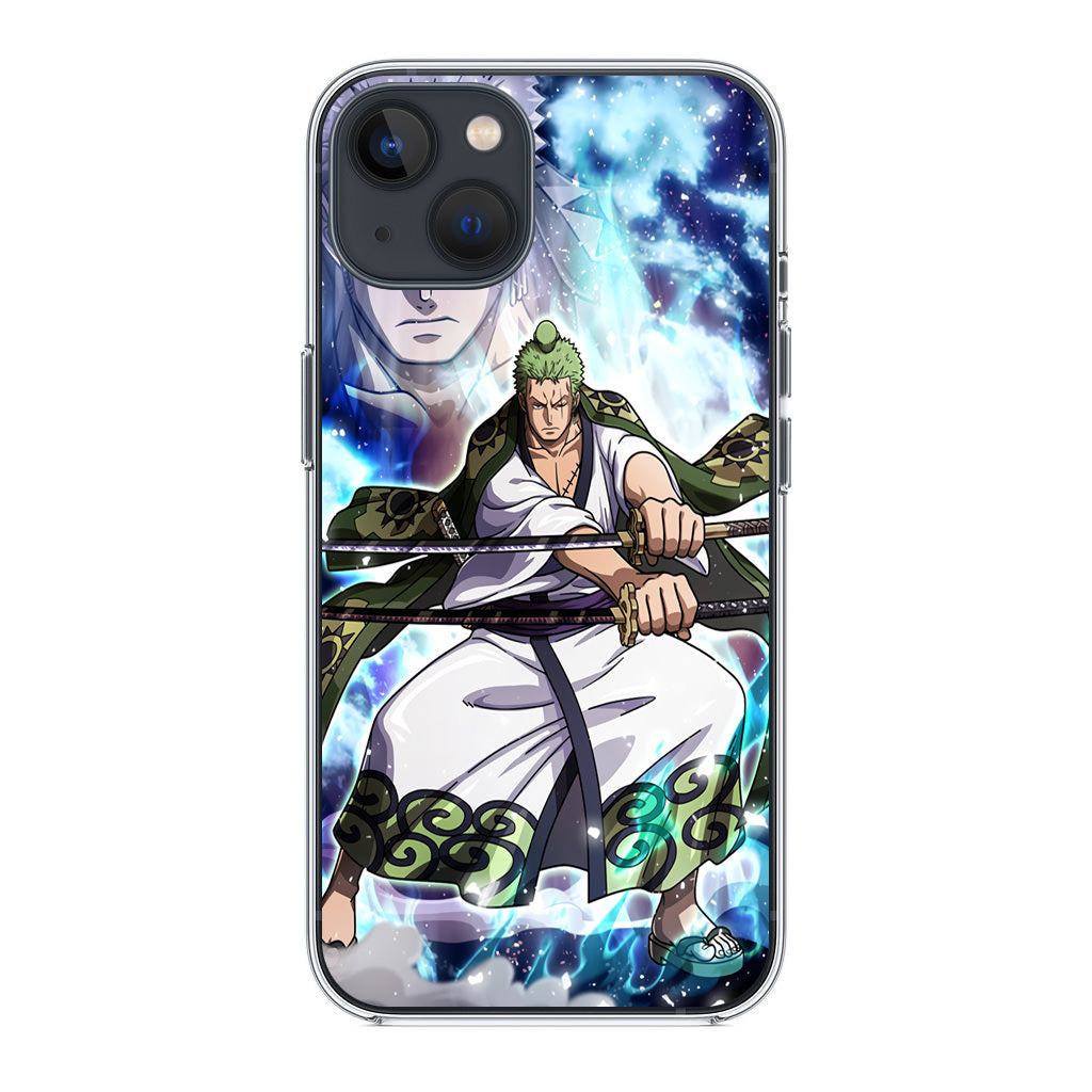 Zoro Two-Sword Style Arc Wano iPhone 15 / 15 Plus Case