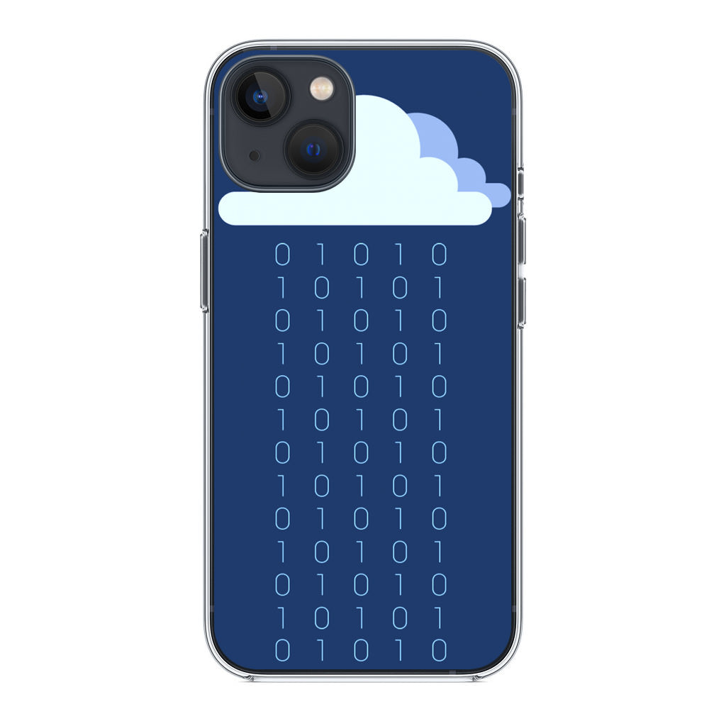 Abstract Binary Minimalist iPhone 14 / 14 Plus Case