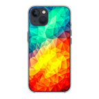 Abstract Multicolor Cubism Painting iPhone 15 / 15 Plus Case