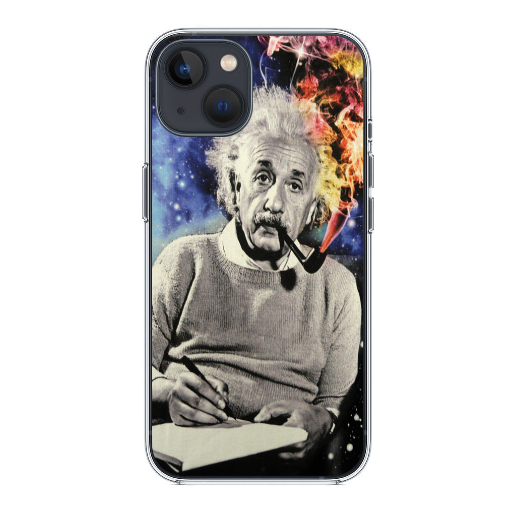 Albert Einstein Smoking iPhone 14 / 14 Plus Case