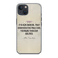 Albus Dumbledore Quote iPhone 15 / 15 Plus Case