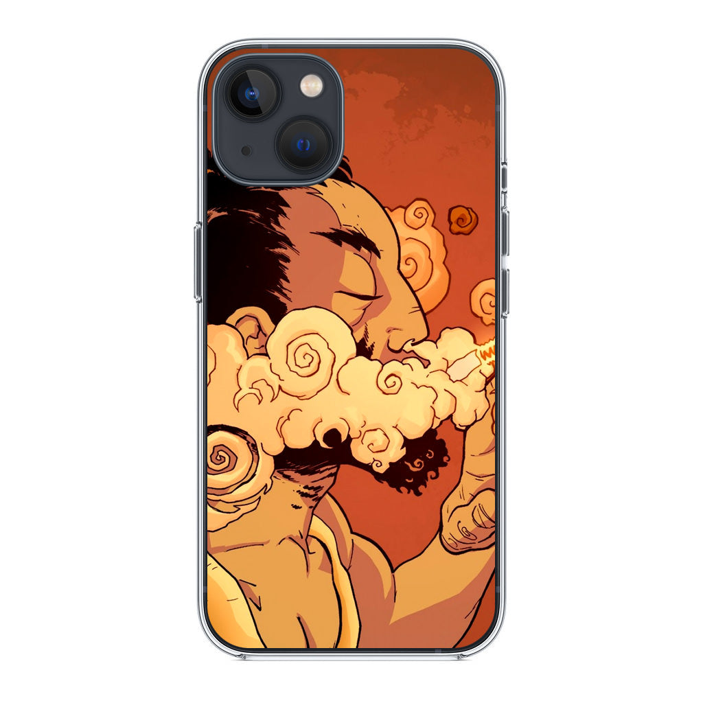 Artistic Psychedelic Smoke iPhone 15 / 15 Plus Case