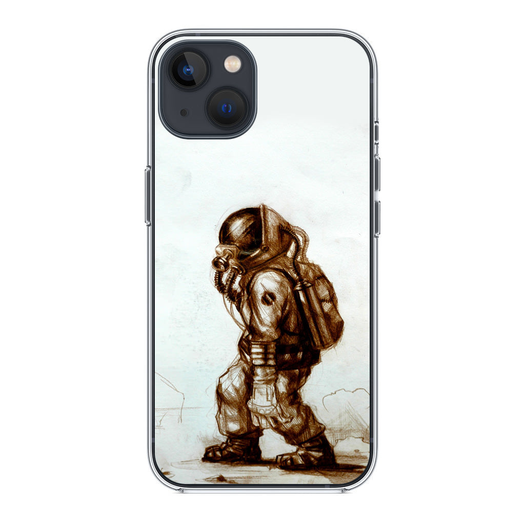 Astronaut Heavy Walk iPhone 14 / 14 Plus Case