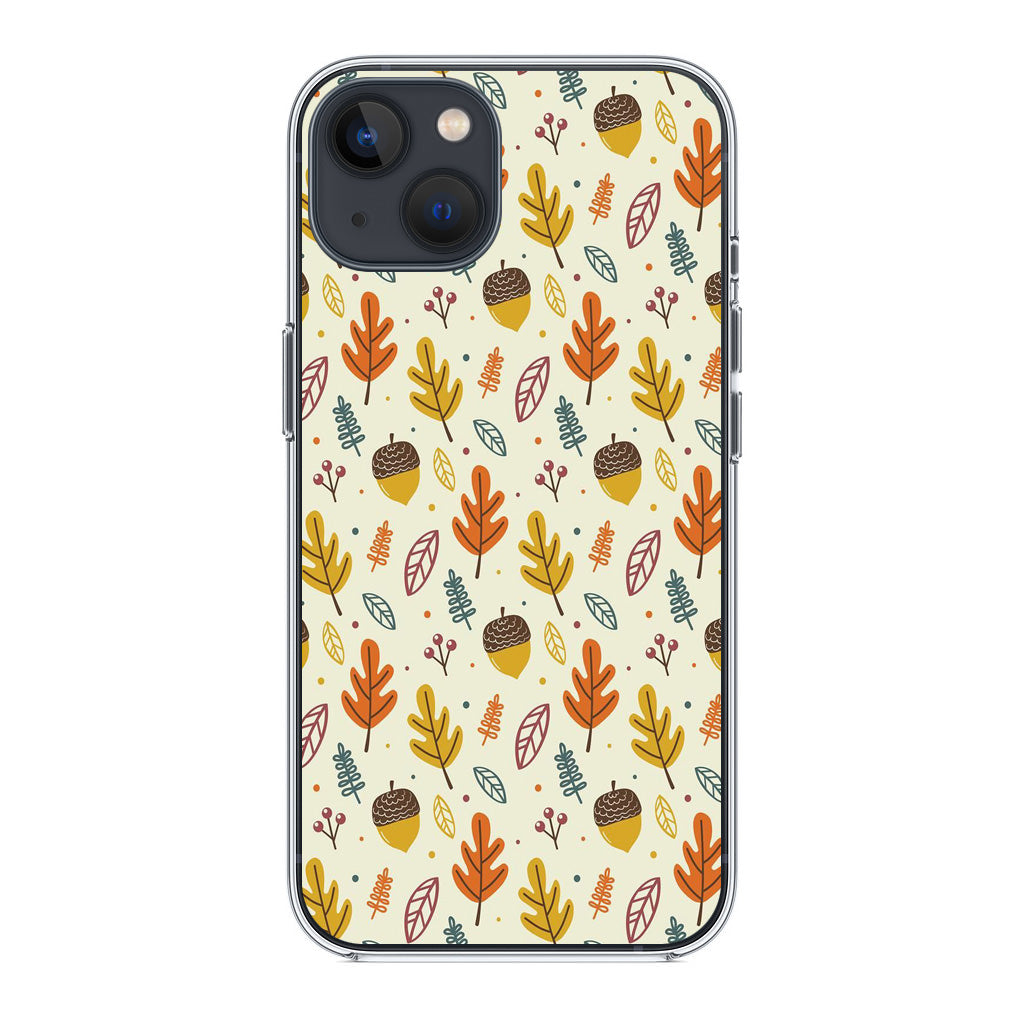 Autumn Things Pattern iPhone 14 / 14 Plus Case