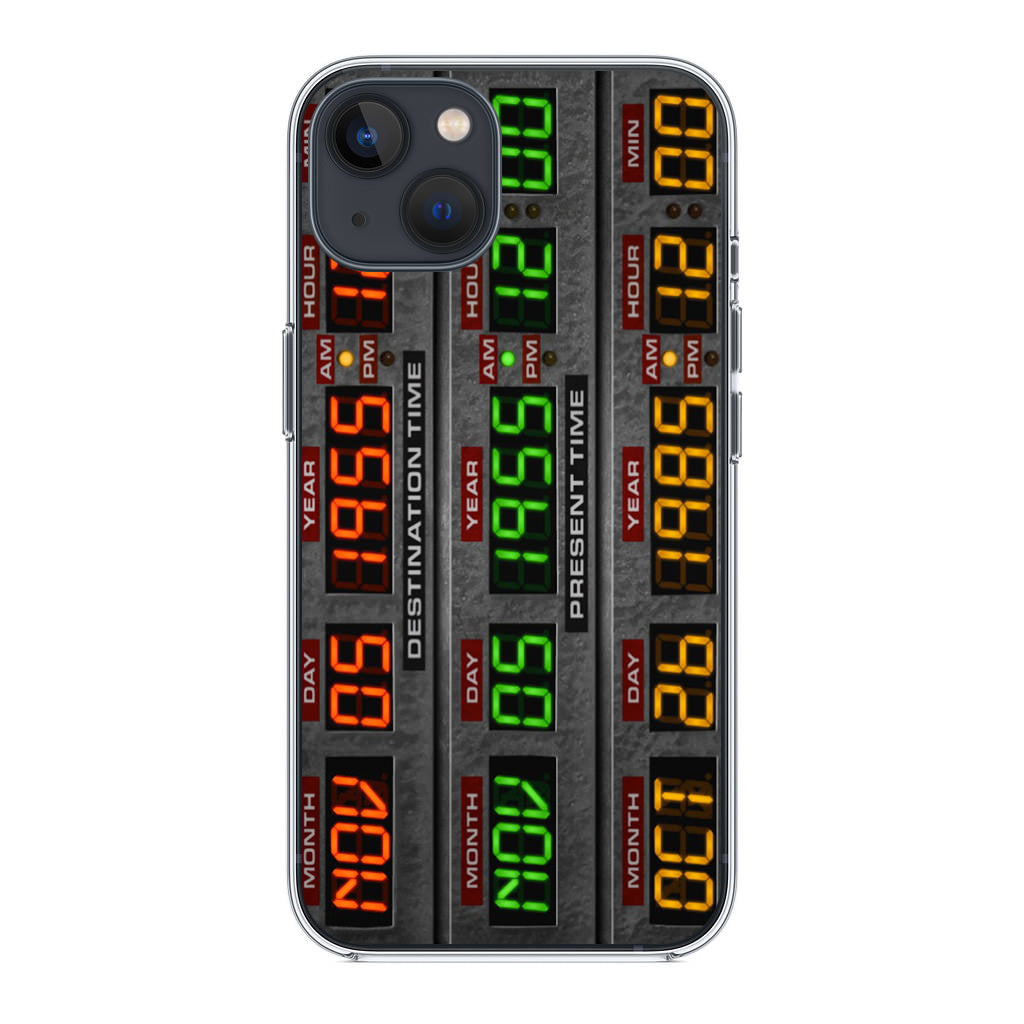 Back To The Future Time Circuits iPhone 14 / 14 Plus Case