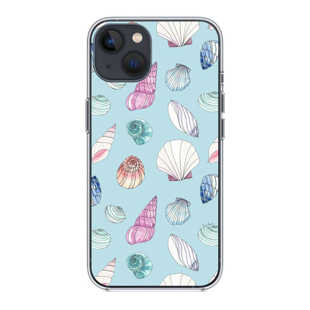 Beach Shells Pattern iPhone 14 / 14 Plus Case