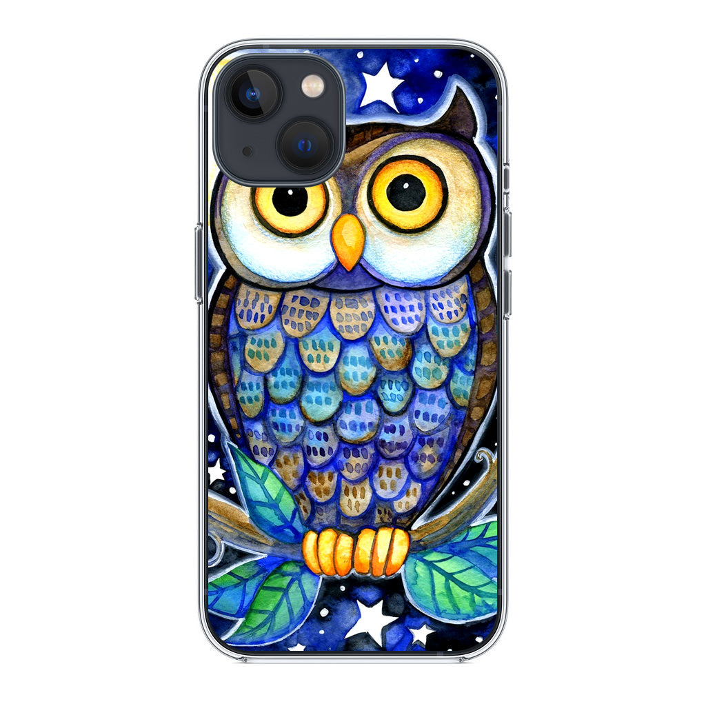 Bedtime Owl iPhone 14 / 14 Plus Case