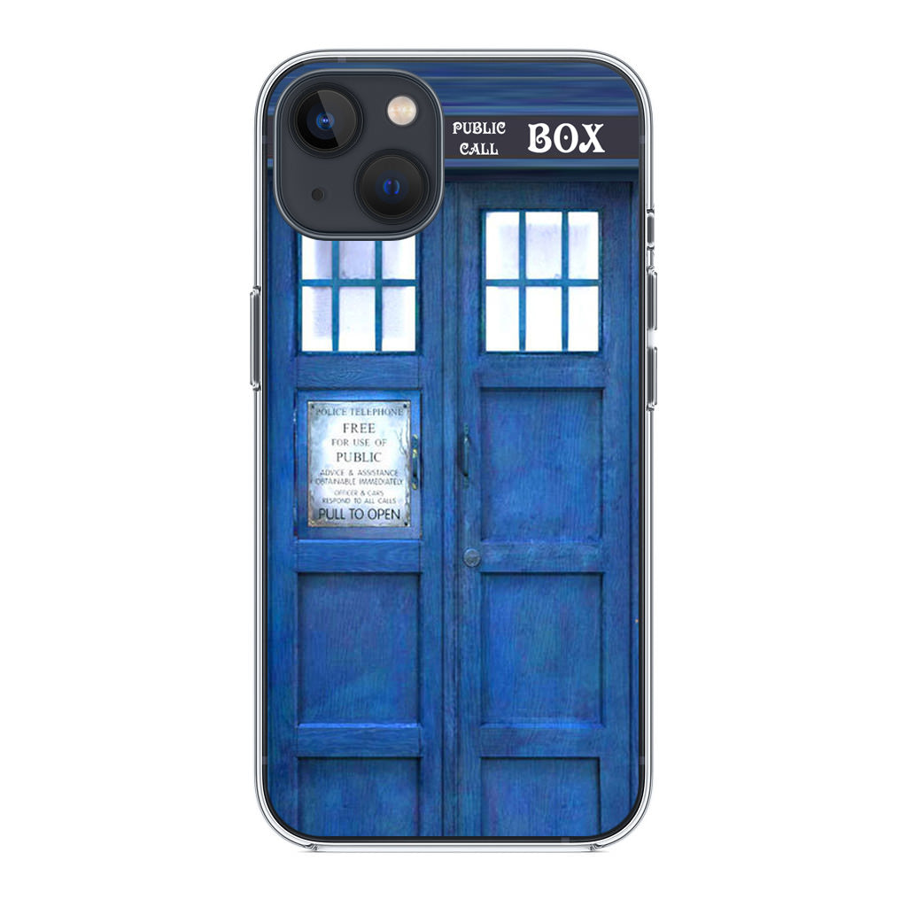 Blue Police Call Box iPhone 14 / 14 Plus Case