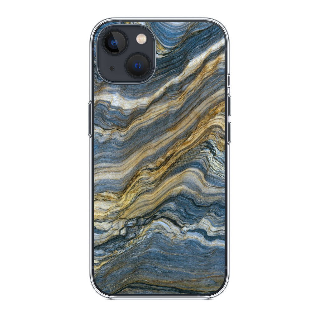 Blue Wave Marble iPhone 14 / 14 Plus Case