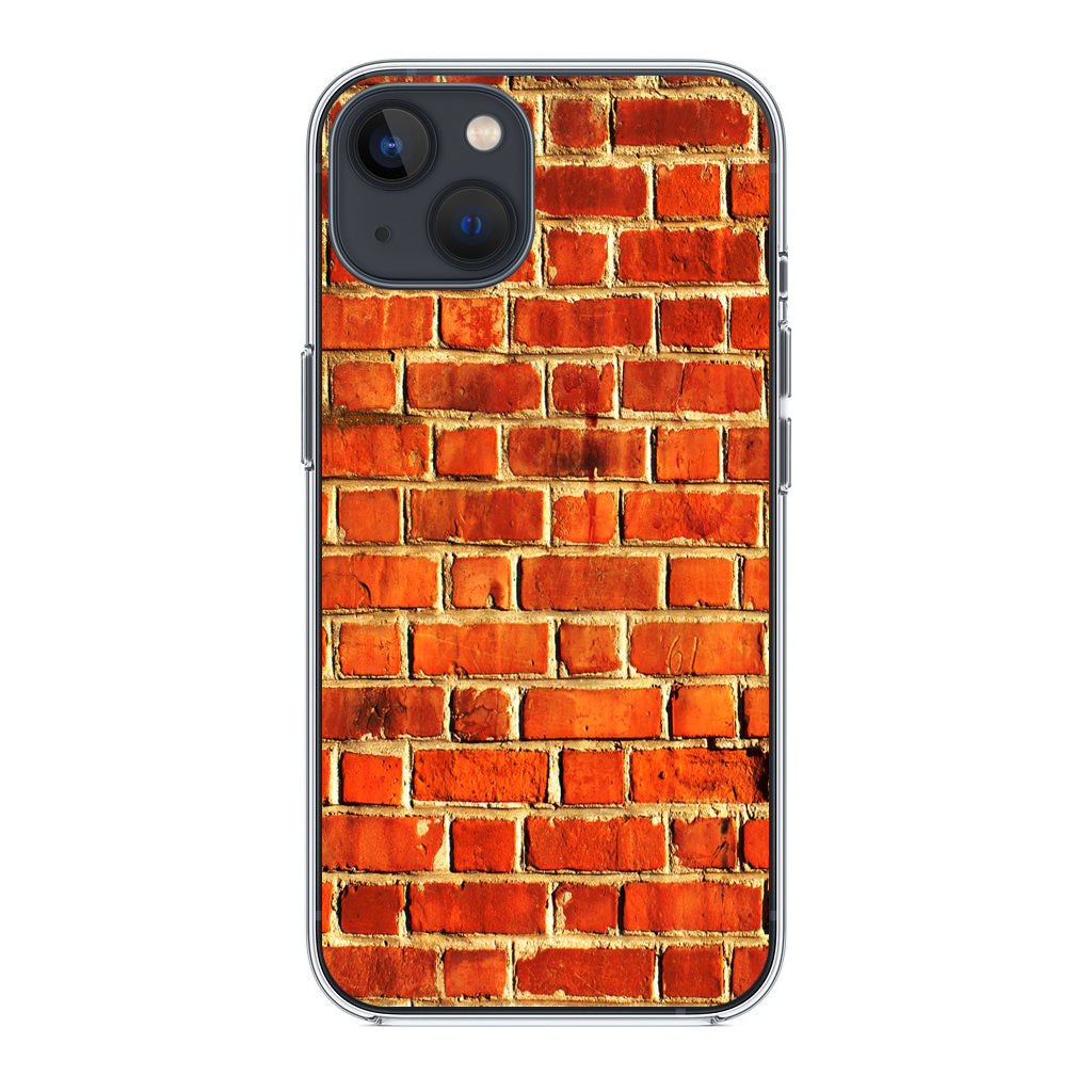 Brick Wall Pattern iPhone 14 / 14 Plus Case