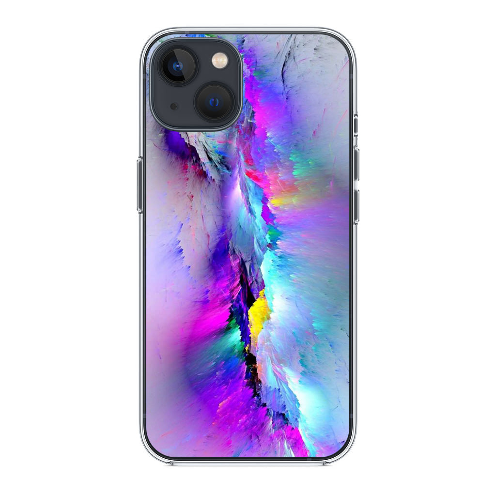 Colorful Abstract Smudges iPhone 14 / 14 Plus Case