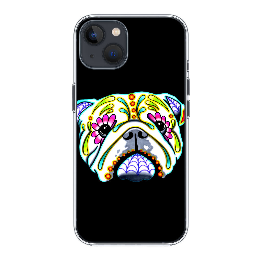 Colorful Bulldog Art iPhone 14 / 14 Plus Case