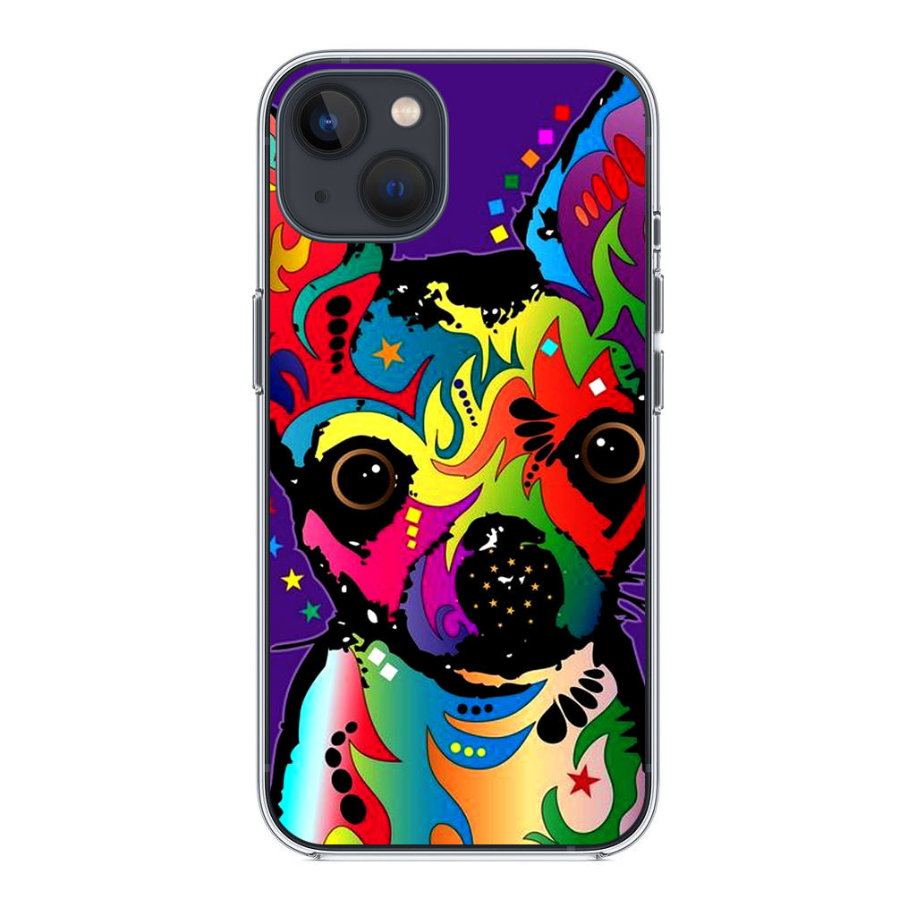 Colorful Chihuahua iPhone 14 / 14 Plus Case