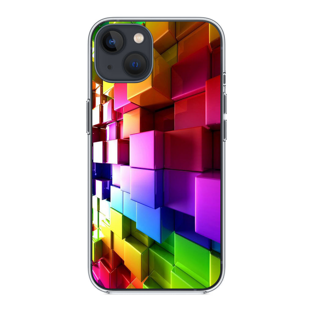 Colorful Cubes iPhone 14 / 14 Plus Case