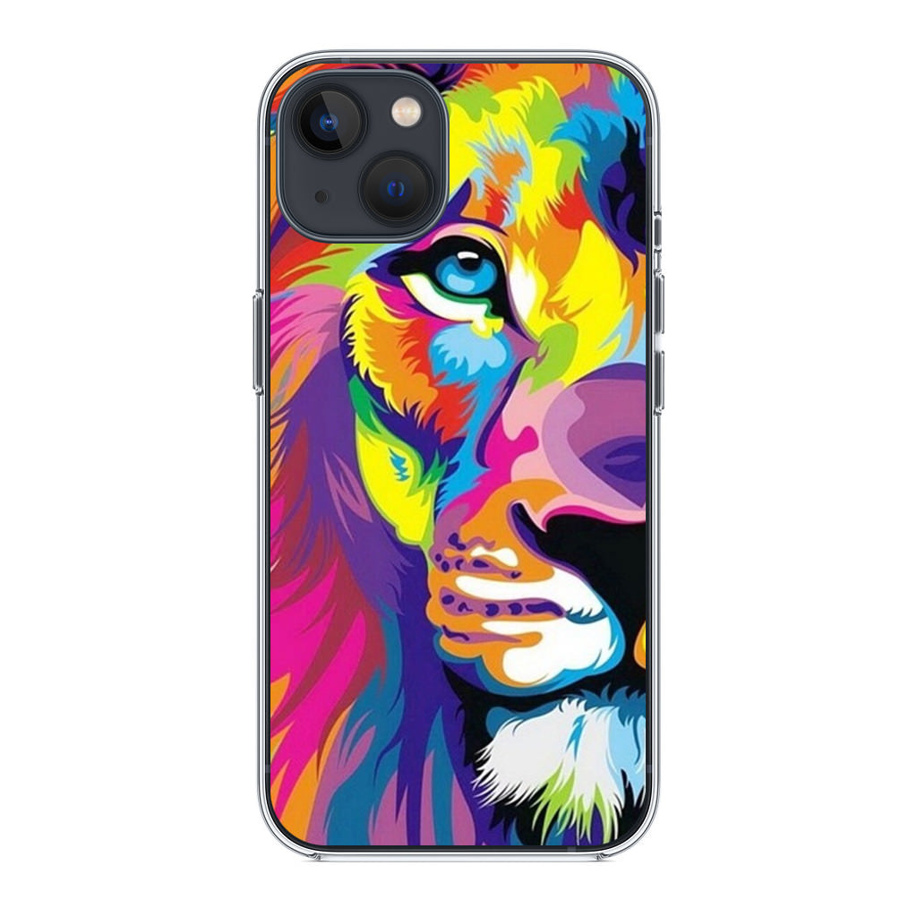 Colorful Lion iPhone 14 / 14 Plus Case