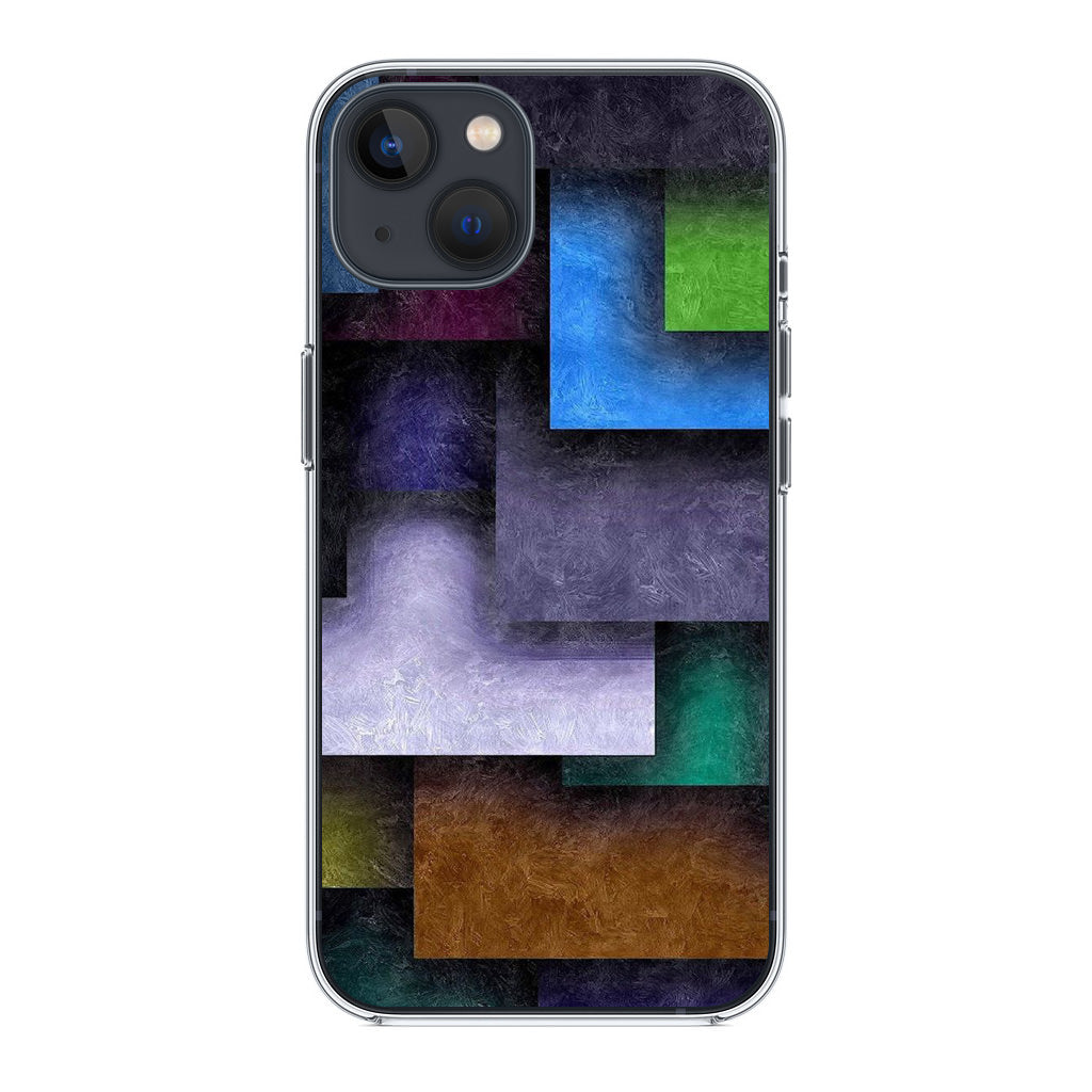 Colorful Rectangel Art iPhone 14 / 14 Plus Case