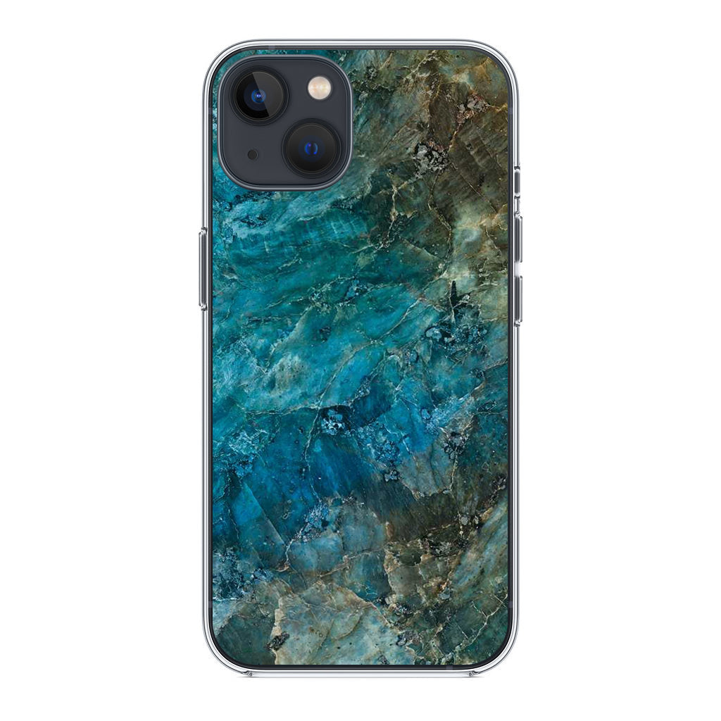 Deep Ocean Marble iPhone 14 / 14 Plus Case