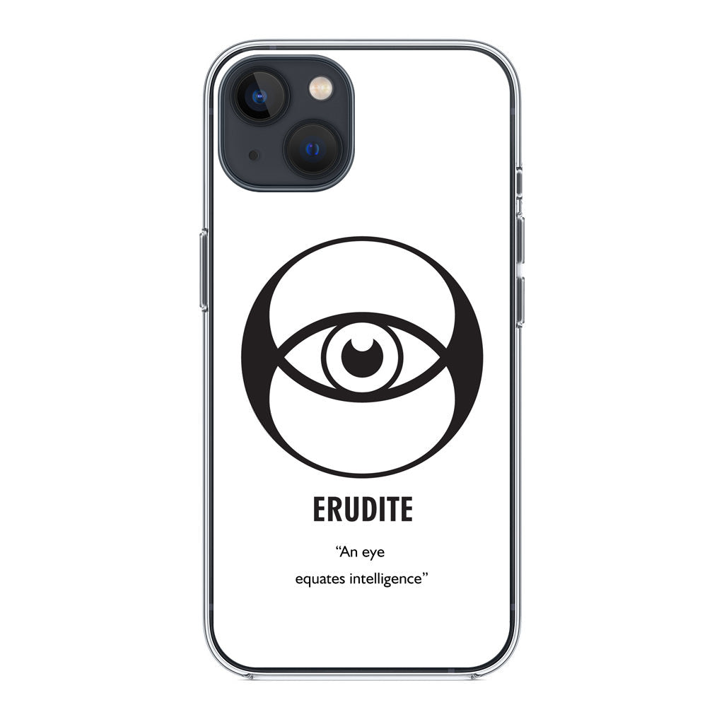 Erudite Divergent Faction iPhone 14 / 14 Plus Case