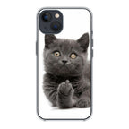 Finger British Shorthair Cat iPhone 14 / 14 Plus Case