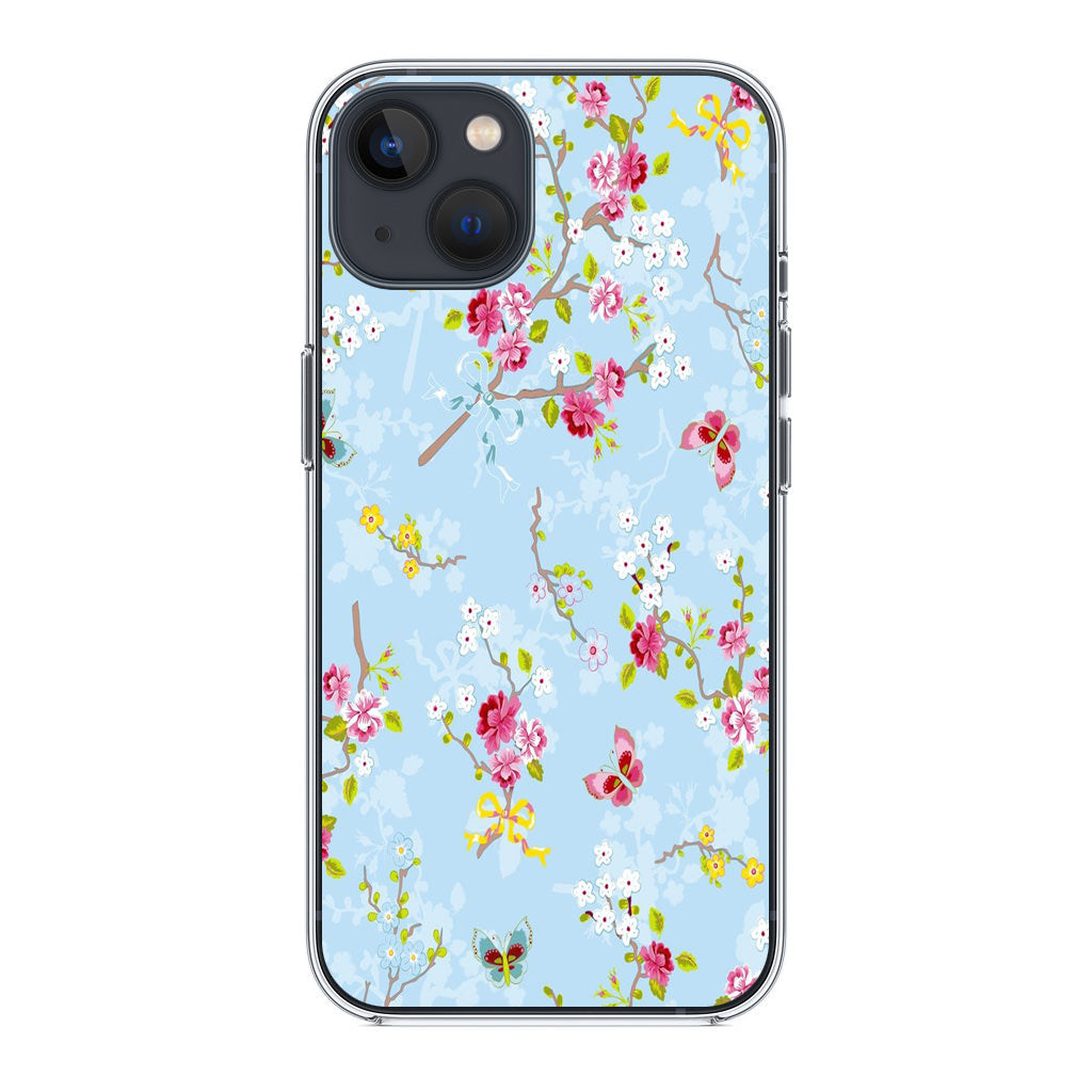 Floral Summer Wind iPhone 14 / 14 Plus Case