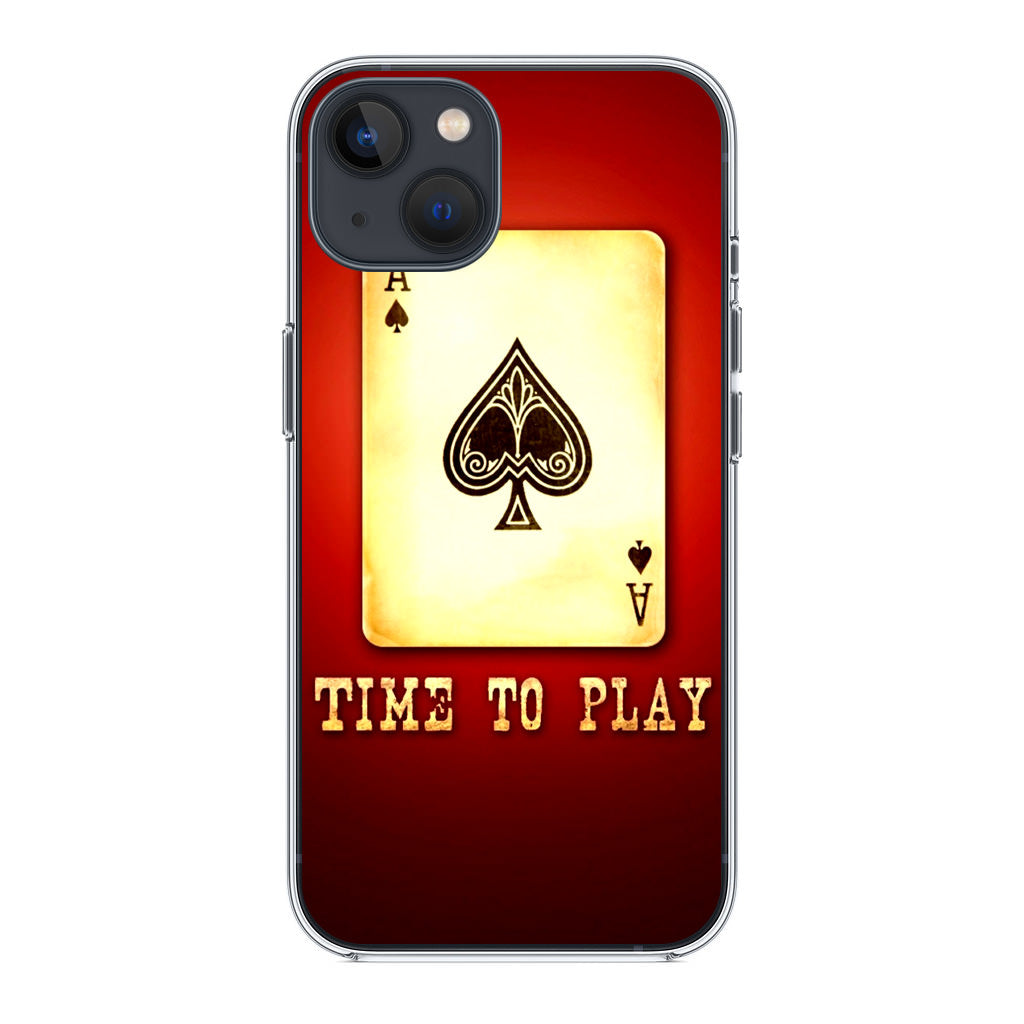 Game Card Time To Play iPhone 14 / 14 Plus Case