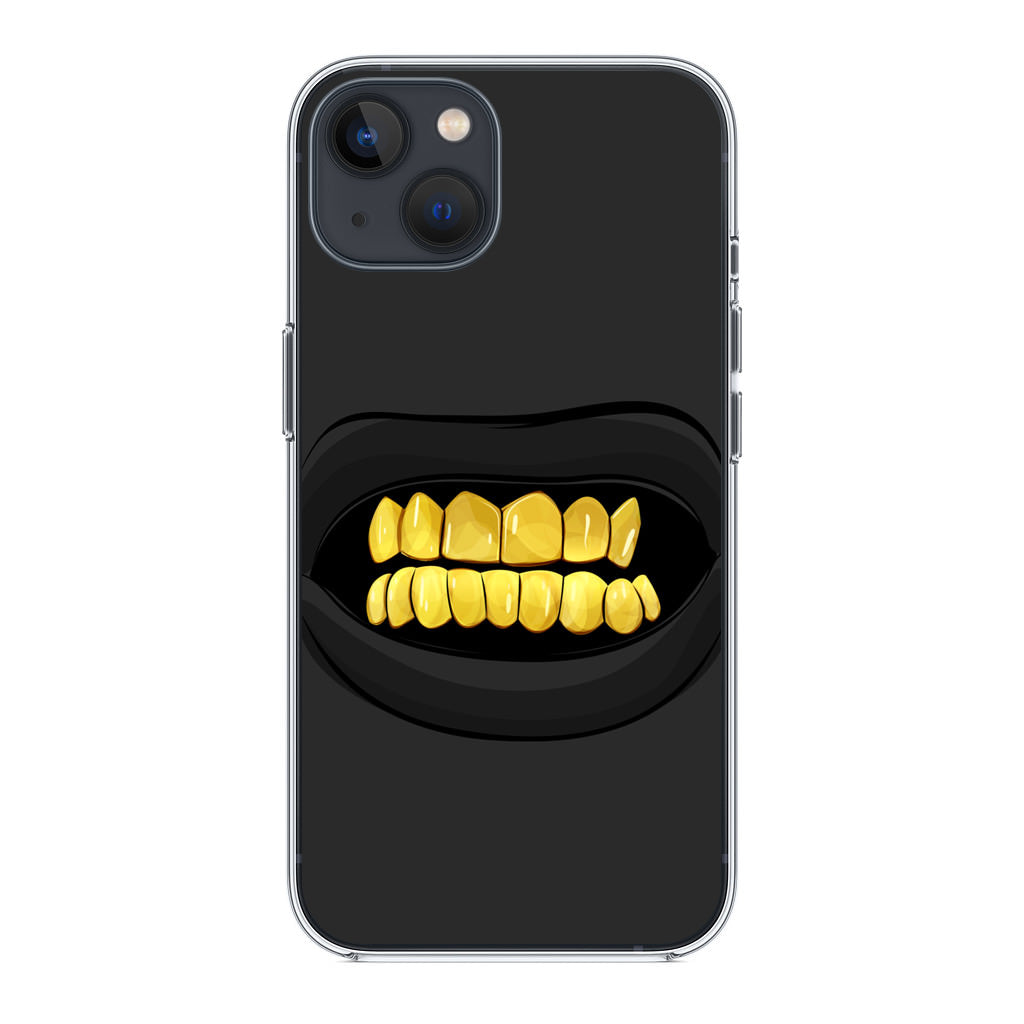 Gold Grillz iPhone 14 / 14 Plus Case