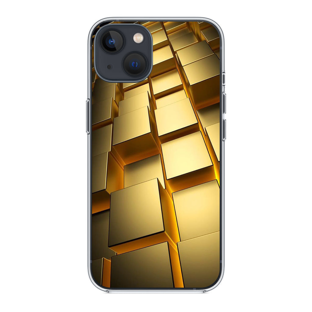 Golden Cubes iPhone 14 / 14 Plus Case