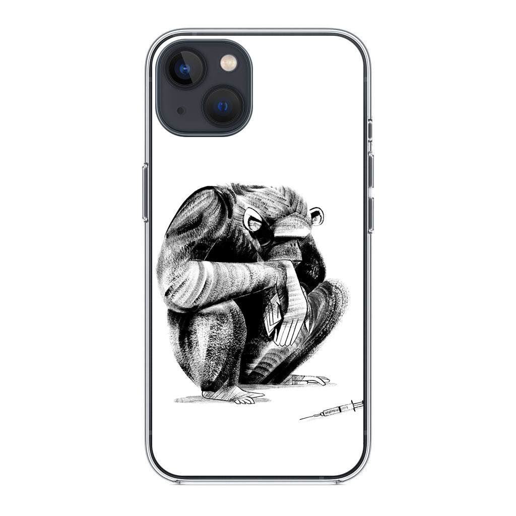 Guinea Chimp iPhone 14 / 14 Plus Case