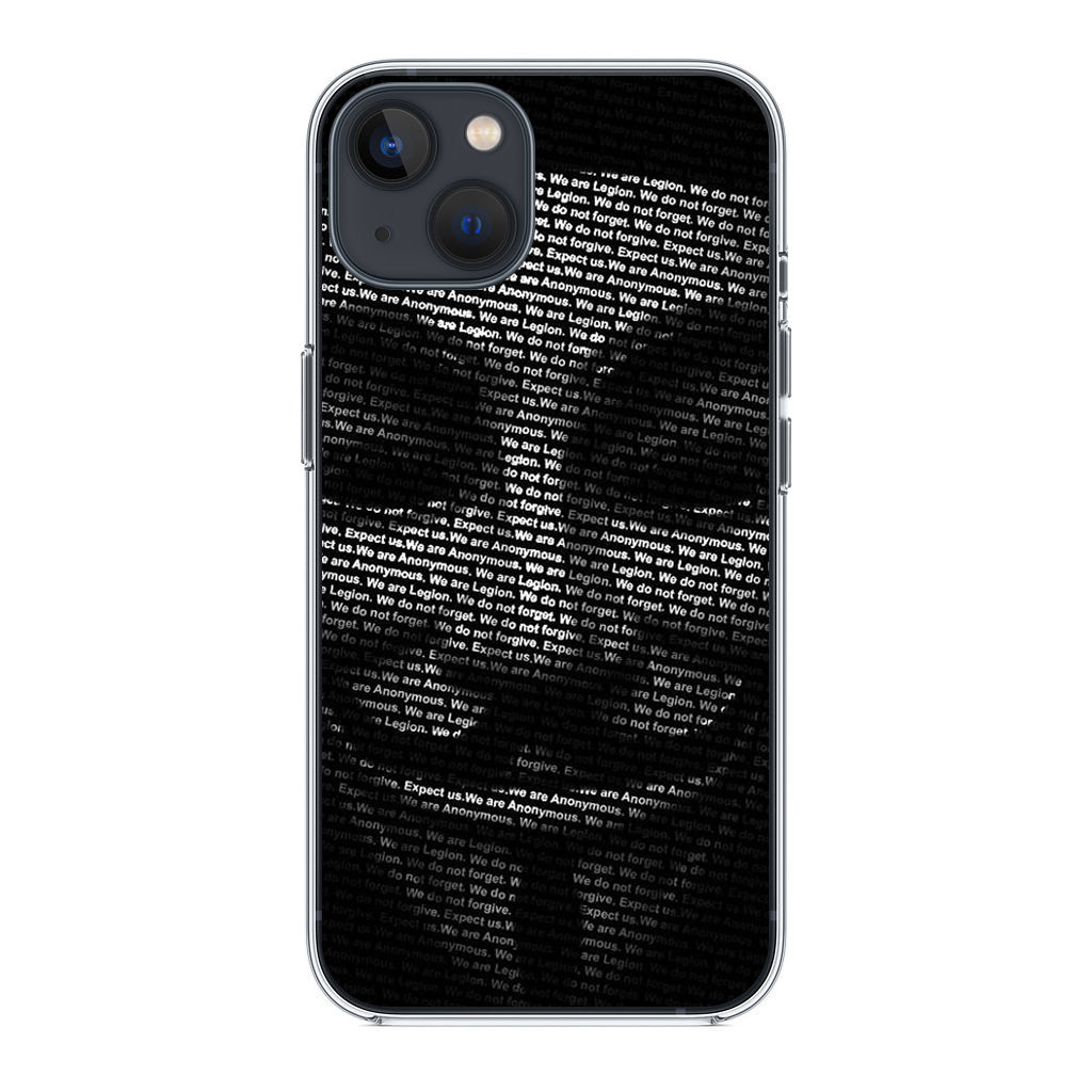 Guy Fawkes Mask Anonymous iPhone 14 / 14 Plus Case