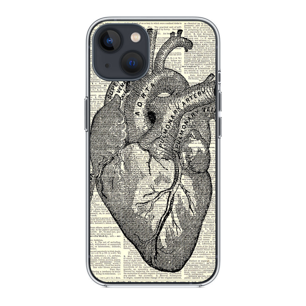 Heart Book Art iPhone 14 / 14 Plus Case