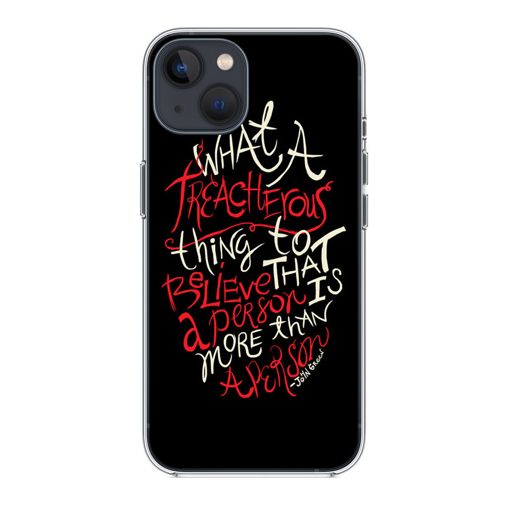 John Green Quotes More Than A Person iPhone 14 / 14 Plus Case