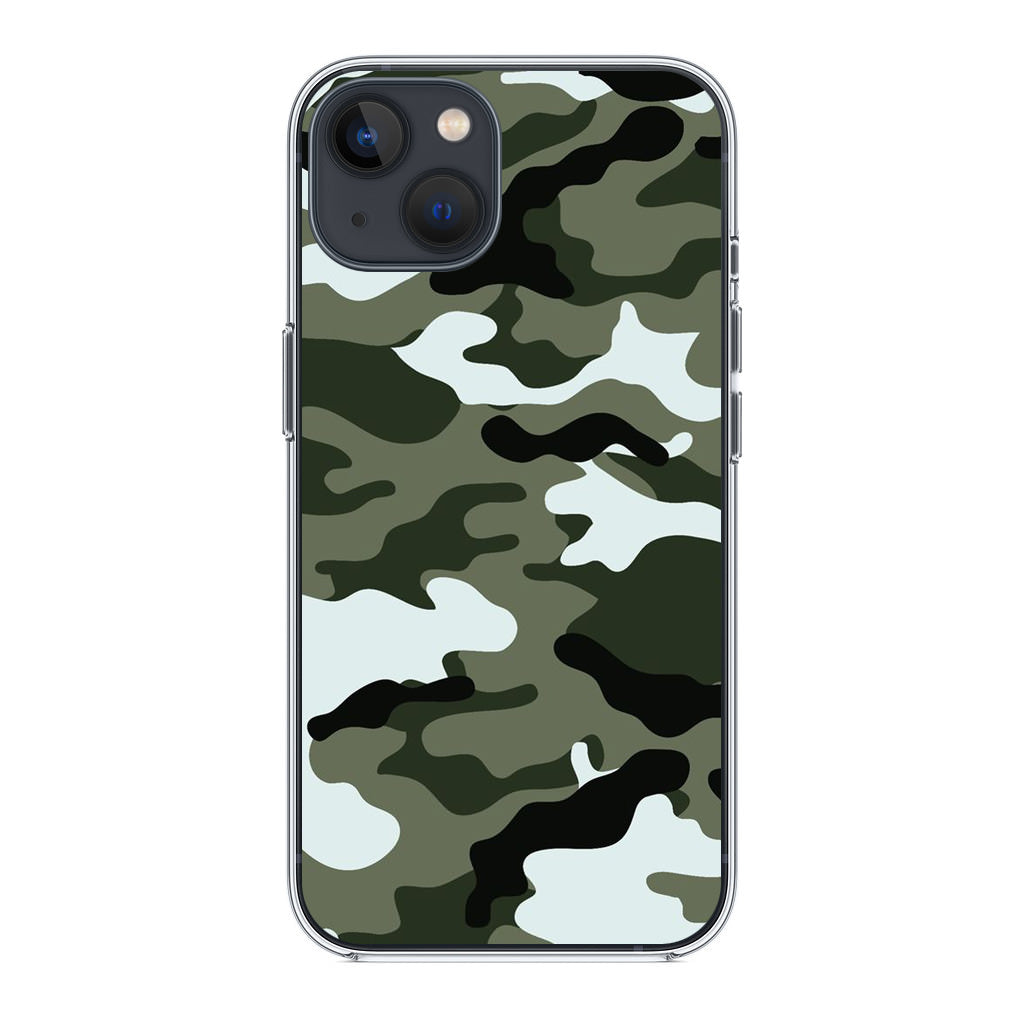 Military Green Camo iPhone 14 / 14 Plus Case